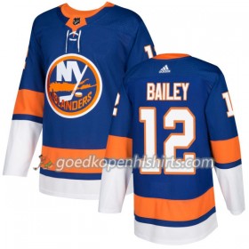 New York Islanders Josh Bailey 12 Adidas 2017-2018 Royal Authentic Shirt - Mannen